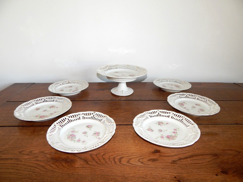 Ancien service gâteaux en - service,