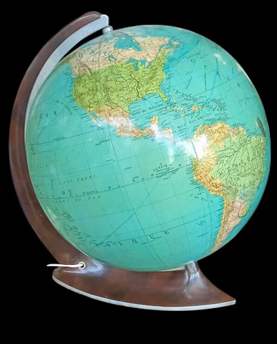 Ancien globe terrestre verre - ancien,