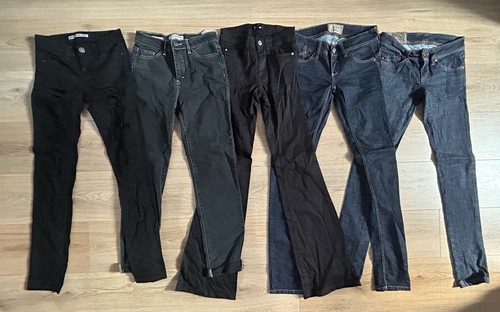 Lot jeans noir bleu - lot,