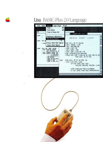Apple lisa basic - lisa, basic-plus