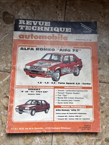 Revue technique alfa romeo - alfa,