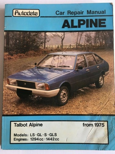 Autodata talbot alpine de - -,