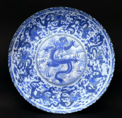 Chinese blue and white - and,