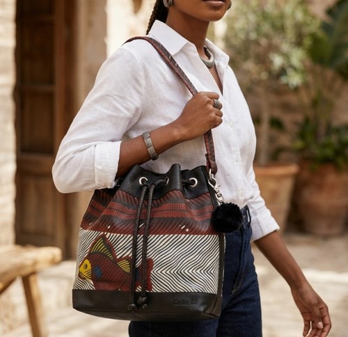 Sac seau motif unique - sac,
