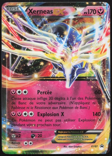 Carte pokémon xerneas xy07 - pokémon, xerneas-ex