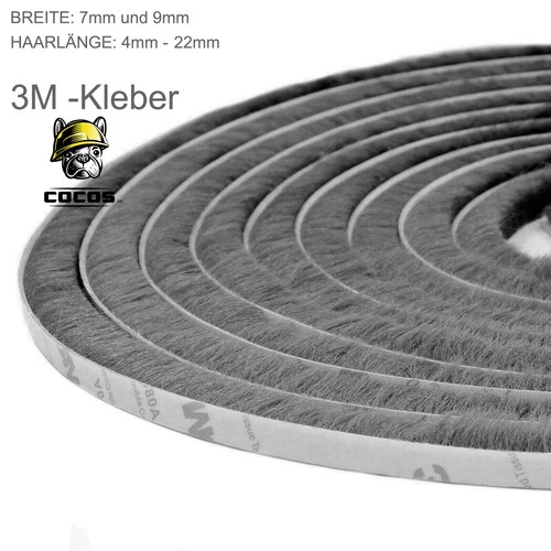 7mm 9mm brosse joint - 3m,