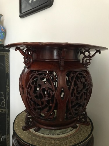 Socle support bois cloisonne - support,