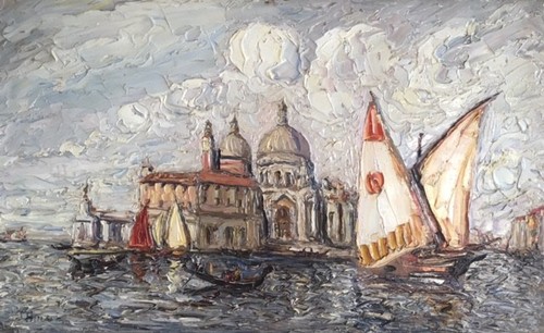 Joseph hurard huile sur - ,