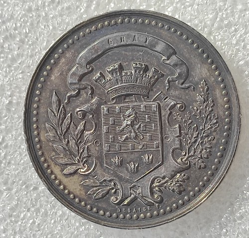 Medaille argent 1875 loge - argent,