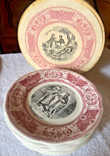 Gien lot 6 assiettes - de,