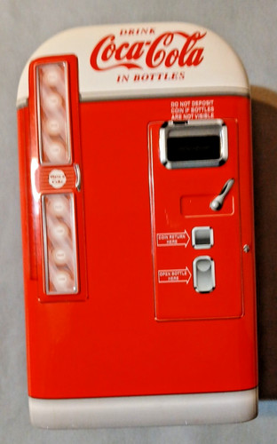 Coca cola vending machine - coca-cola, tin
