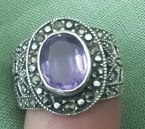 T50 bague vintage argent - bague,