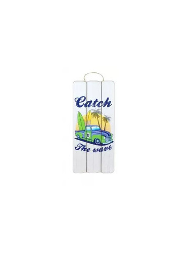 Panneau bois vintage océan - ,