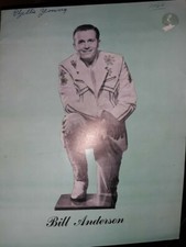 Vintage bill anderson fan club - vintage,
