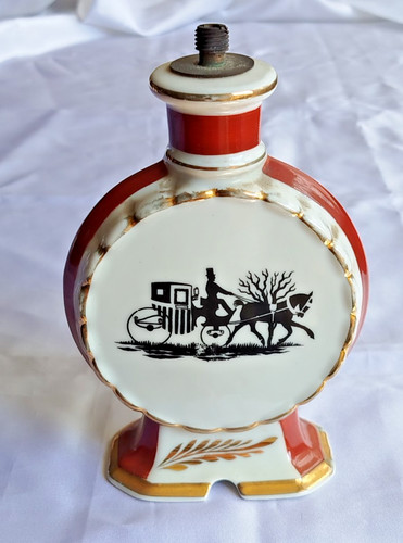 Petit pied lampe porcelaine - de,