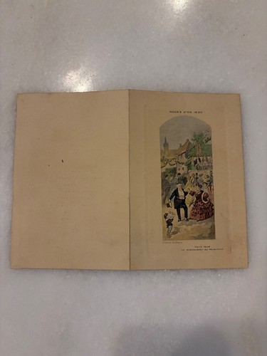 Ancien menu restaurant - , du
