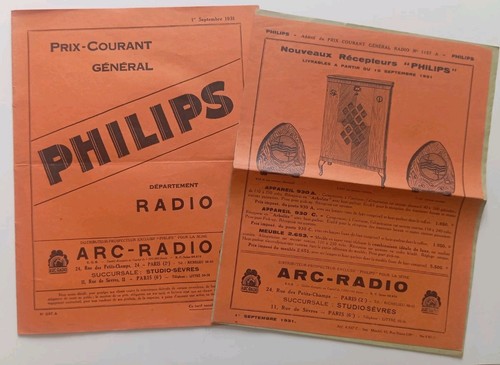 Catalogue philips 1931 tsf - catalogue,