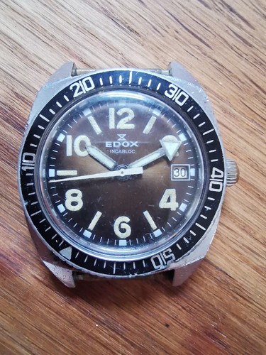 Edox incabloc plongée date - plongée,