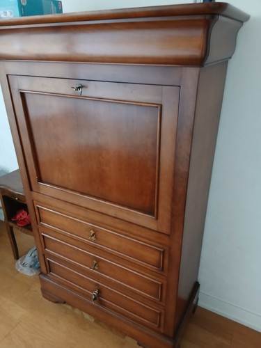 Meuble secrétaire bois - secrétaire,