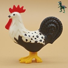 Playmobil-coq-poulet-poulailler-ferme-poules-poules-enclos-animal-oiseau-médi...