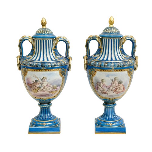 Pair sevres france hand - pair,