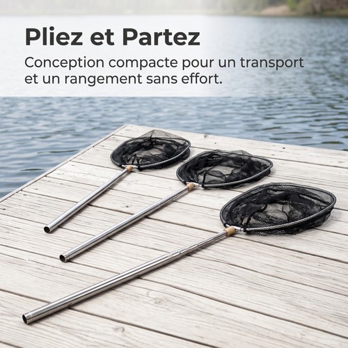 épuisette pêche pliable - Épuisette, de