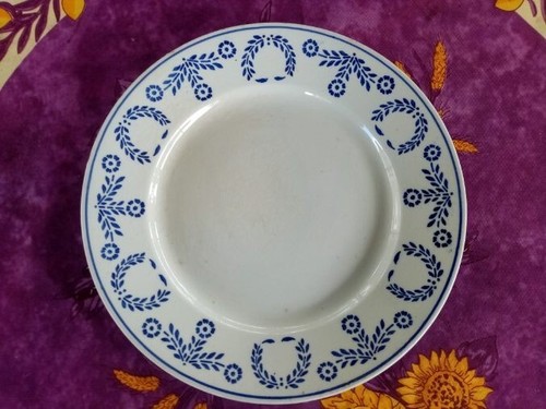 Assiette plate terre - fer, kg