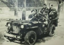 Photo Originale Jeep Armée Francaise TOA vers 1945