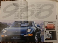 Ancien catalogue PORSCHE 968 1991 fascicule brochure automobile voiture