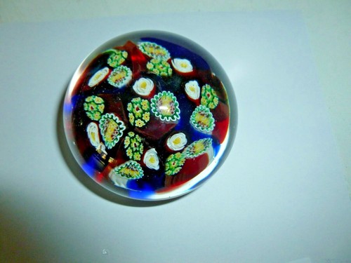 Presse papier millefiori n - ,