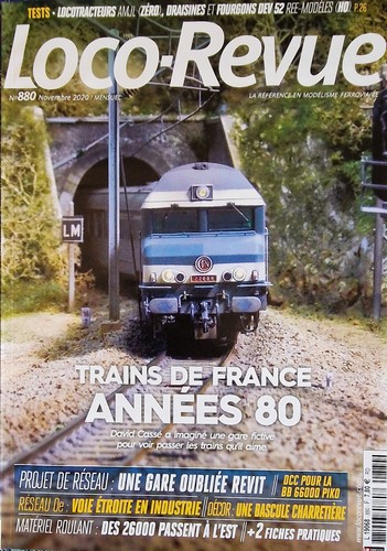 Loco revue 880 trains - revue,