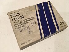 Rico Saxophone reeds 3 1/2