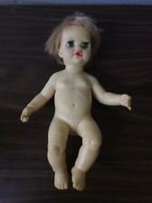 Vintage 1971 Ideal Toy  baby doll  TNT-14-B-34  molded hair  12" Tall pretty 