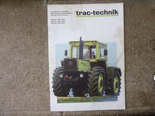PROSPECTUS TRACTEURS MERCEDES-BENZ 4 ROUES MOTRICES TRAC-TECHNIC 1300-1400- 1600