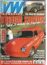 VW MAGAZINE N°211 KUSTOM SERVICE / VW DRAG BY HIGHWAY / OVALE 1953 / MANX 70'