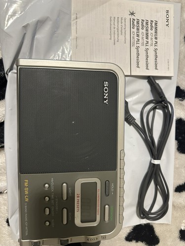 Radio portable sony icf - radio,