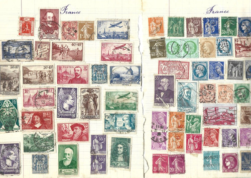France 130 timbres - france,