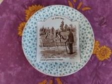 Assiette Parlante Faience