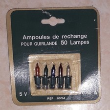 5 ampoules de rechange pour