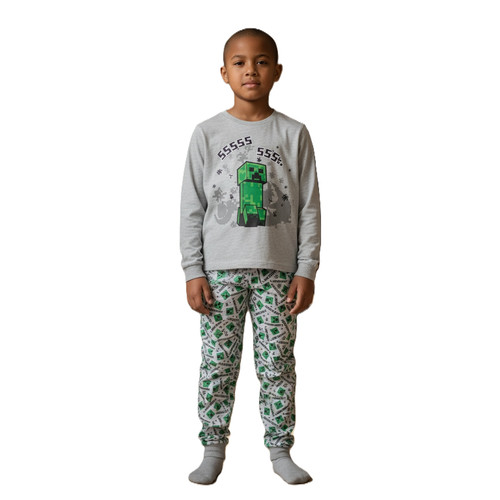 Minecraft enfants gris - minecraft,