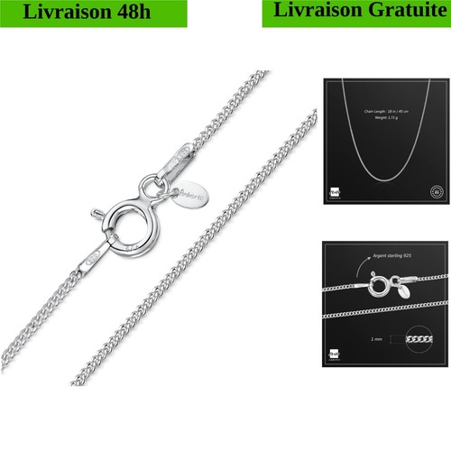 Collier chaîne gourmette - collier,