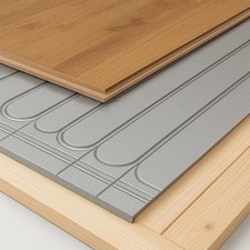 Plancher chauffant sèche à sec 14,4 m² – sans chape – 30 mm –  Plaques XPS