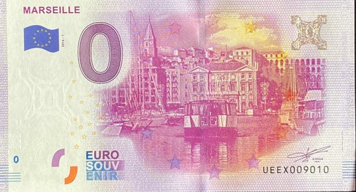 Billet euro marseille vieux - billet, 0