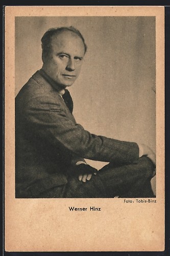 Carte postale acteur werner - postale,