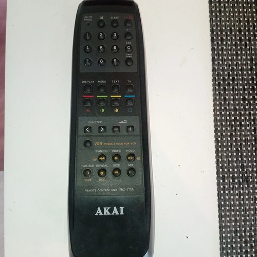 Telecommande vcr akai - tv, et