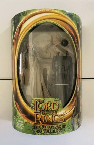 Saruman figurine toybiz le - saruman,