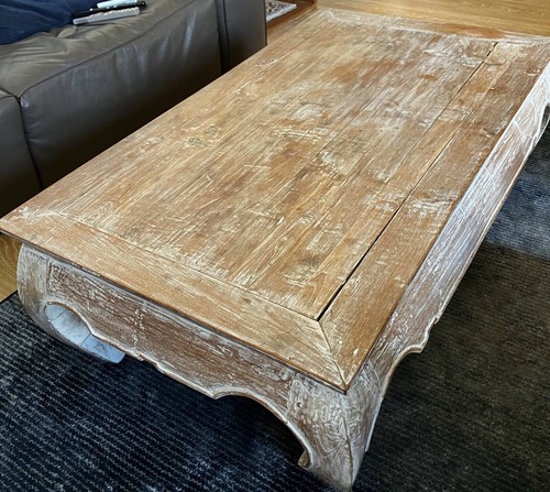 Table basse teck - table,