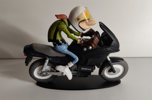 Figurine moto résine joe - figurine, en