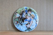 64 mm,  Cabochon en porcelaine de Limoges - Le dejeuner des canotiers - Renoir