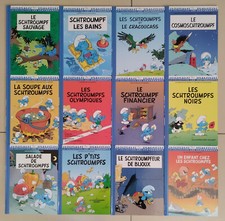 Lot de 12 BD Les Schtroumpfs